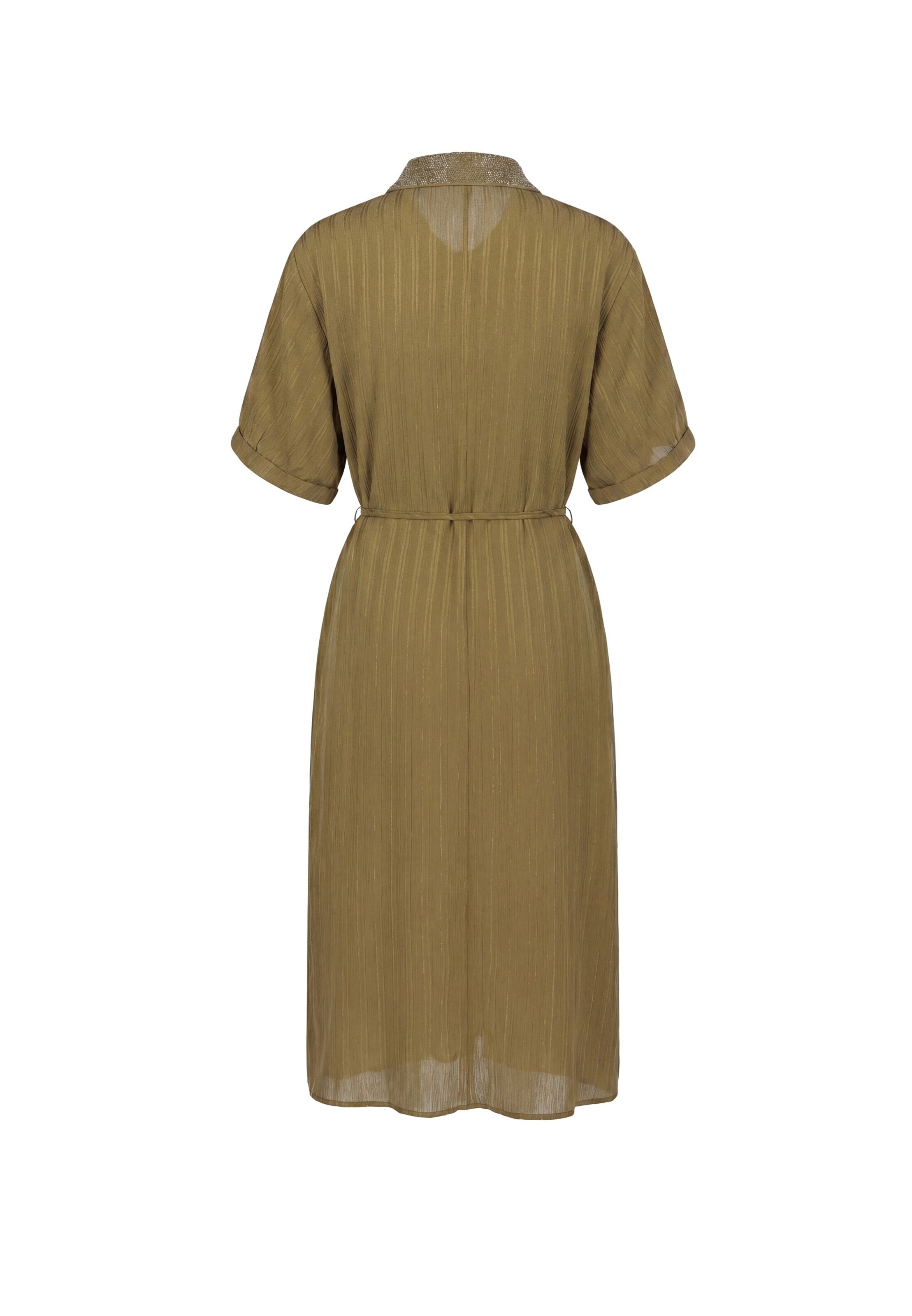 faina - Vestido camisero en verde