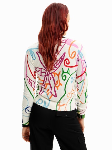 Desigual Pullover in Weiß