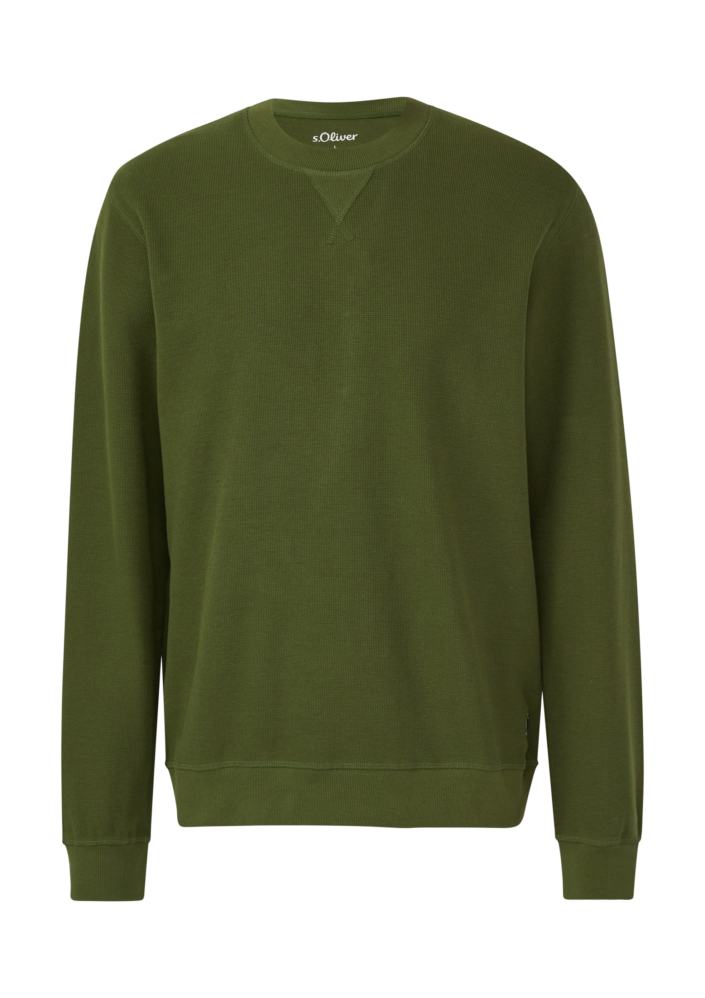 s.Oliver Sweatshirt in Green: front