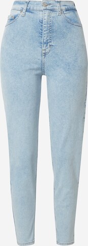 Coupe slim Jean 'MOM SLIM' Tommy Jeans en bleu : devant