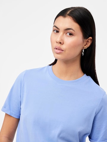 PIECES T-Shirt 'RIA' in Blau