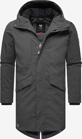 Ragwear Performance Jacket in Grey: front