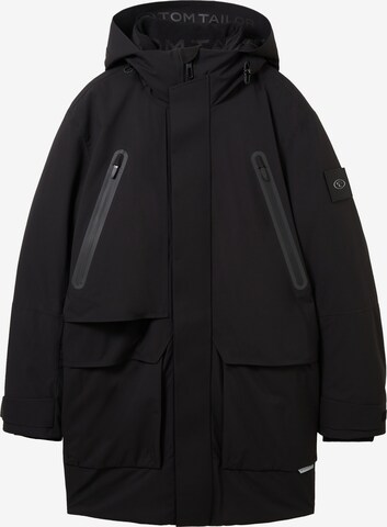 TOM TAILOR Weatherproof jacket 'TT.Pro.Tech' in Black: front