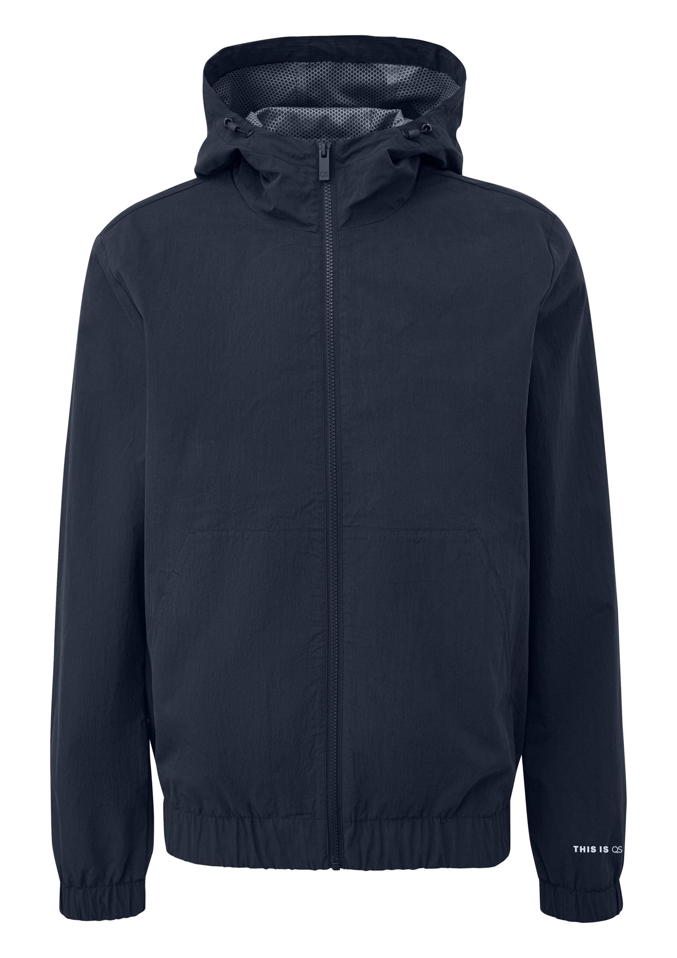 QS Between-season jacket in Blue: front