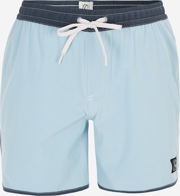 QUIKSILVER Boardshorts 'SCALLOP' in Blauw: voorkant