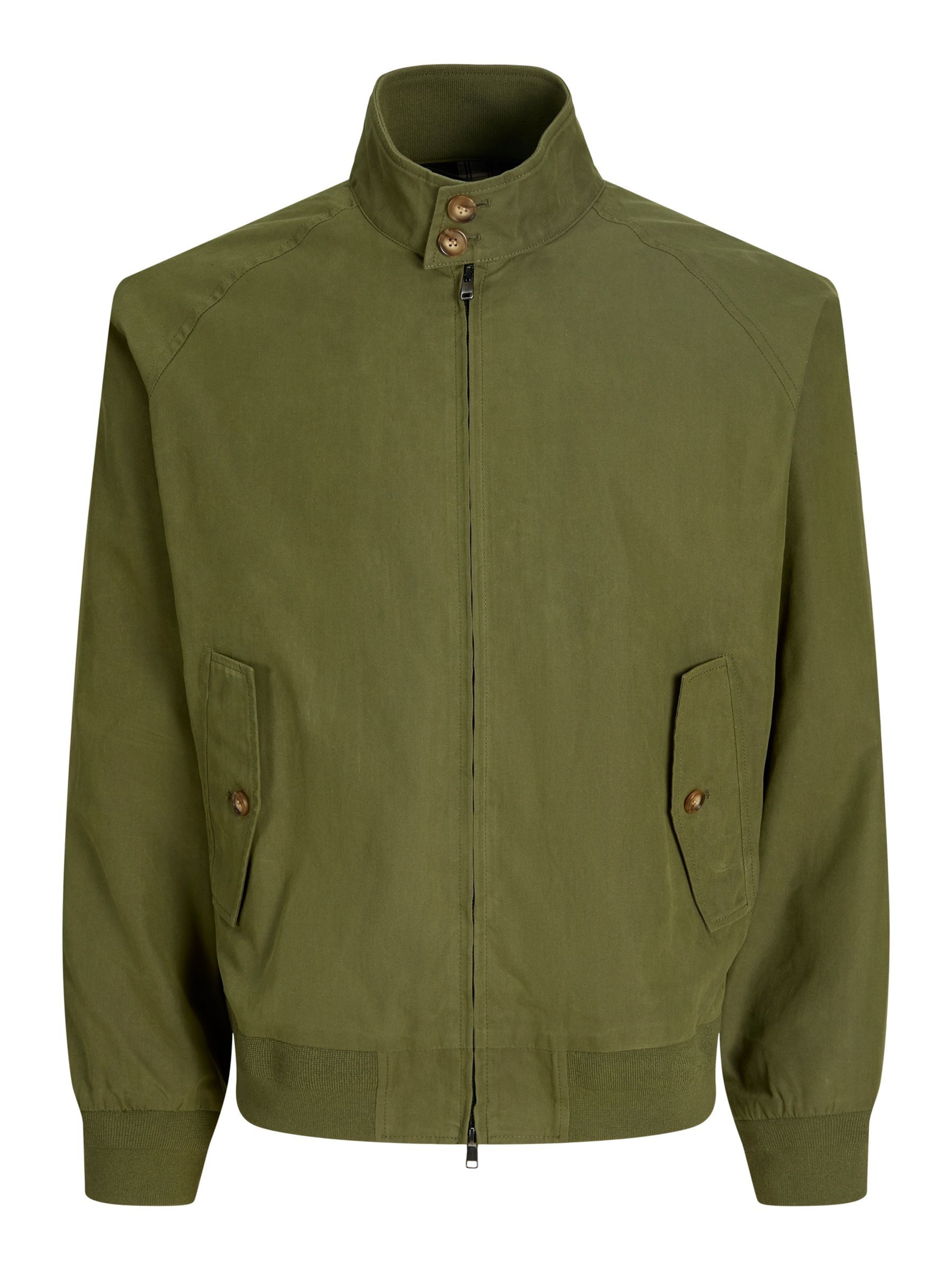 Portland Outerwear Company - Chaqueta de entretiempo en verde: frente