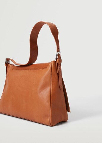 MANGO Tasche 'Brenda' in Braun