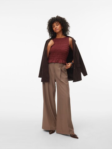 VERO MODA Top 'VMNORI' in Brown