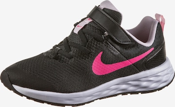 NIKE Athletic Shoes 'Revolution 6' in Black: front