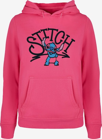 ABSOLUTE CULT Sweatshirt 'Lilo and Stitch - Graffiti Cool' in Pink: predná strana