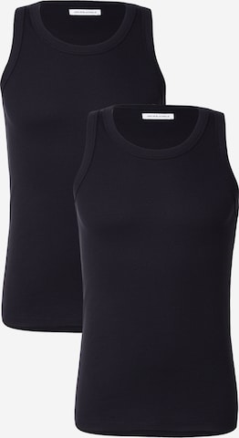 JACK & JONES Тениска в черно: отпред