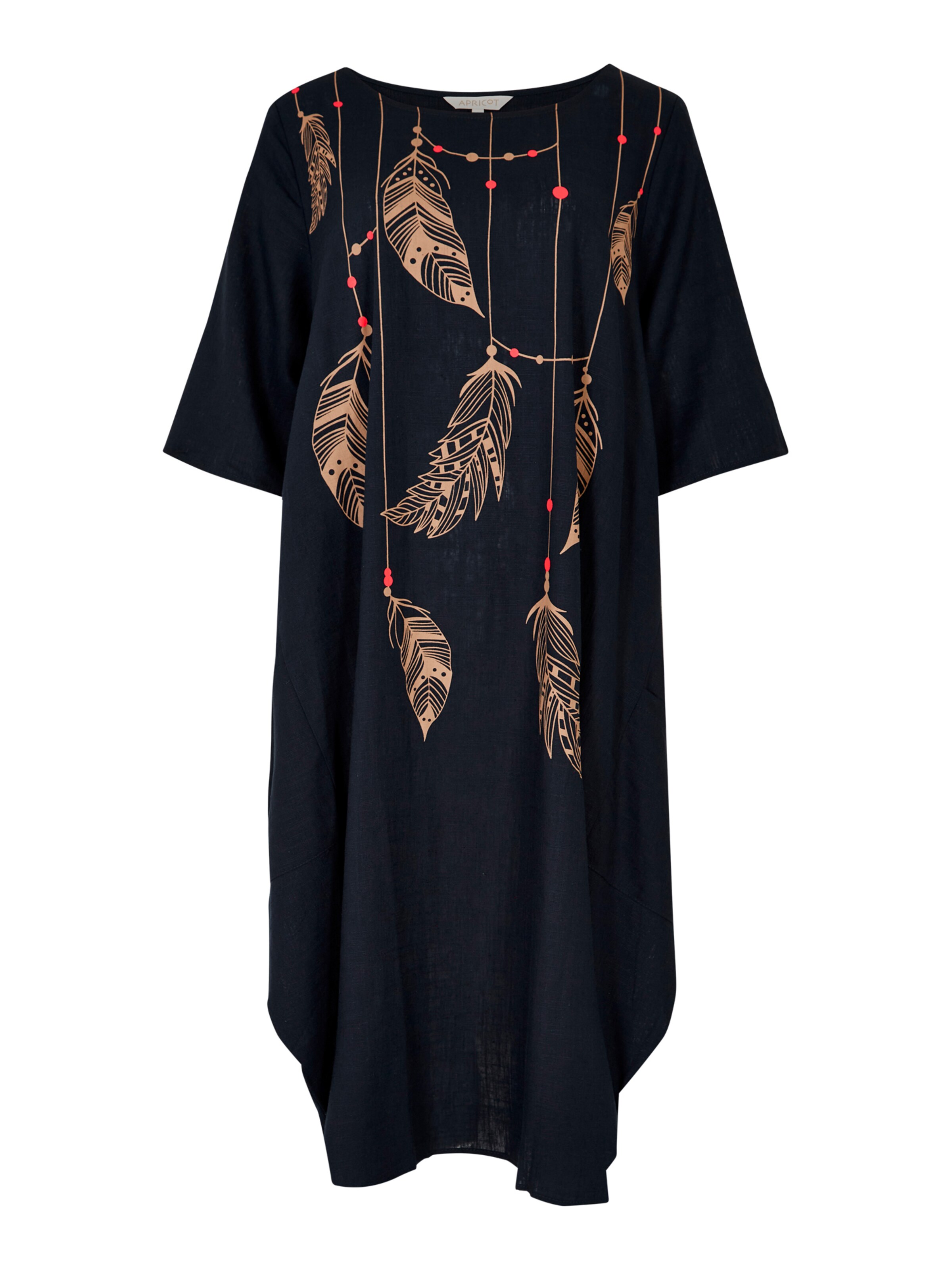 Apricot Jurk in Blauw: voorkant