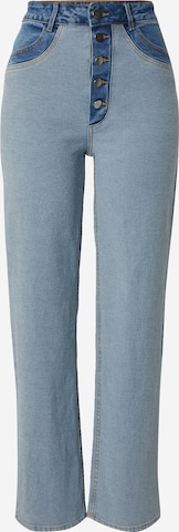 Wide leg Jeans 'Paola' de la LeGer by Lena Gercke pe albastru: față