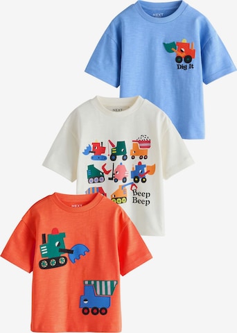 T-Shirt Next en bleu : devant
