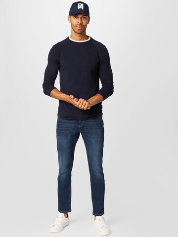 TOM TAILOR DENIM Pullover in Blau