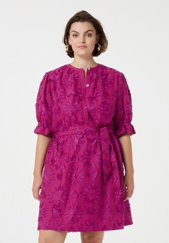Fabienne Chapot Jurk in Roze: voorkant