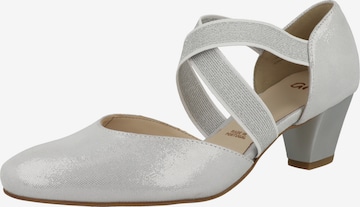 ARA Pumps in Silber: Vorderseite