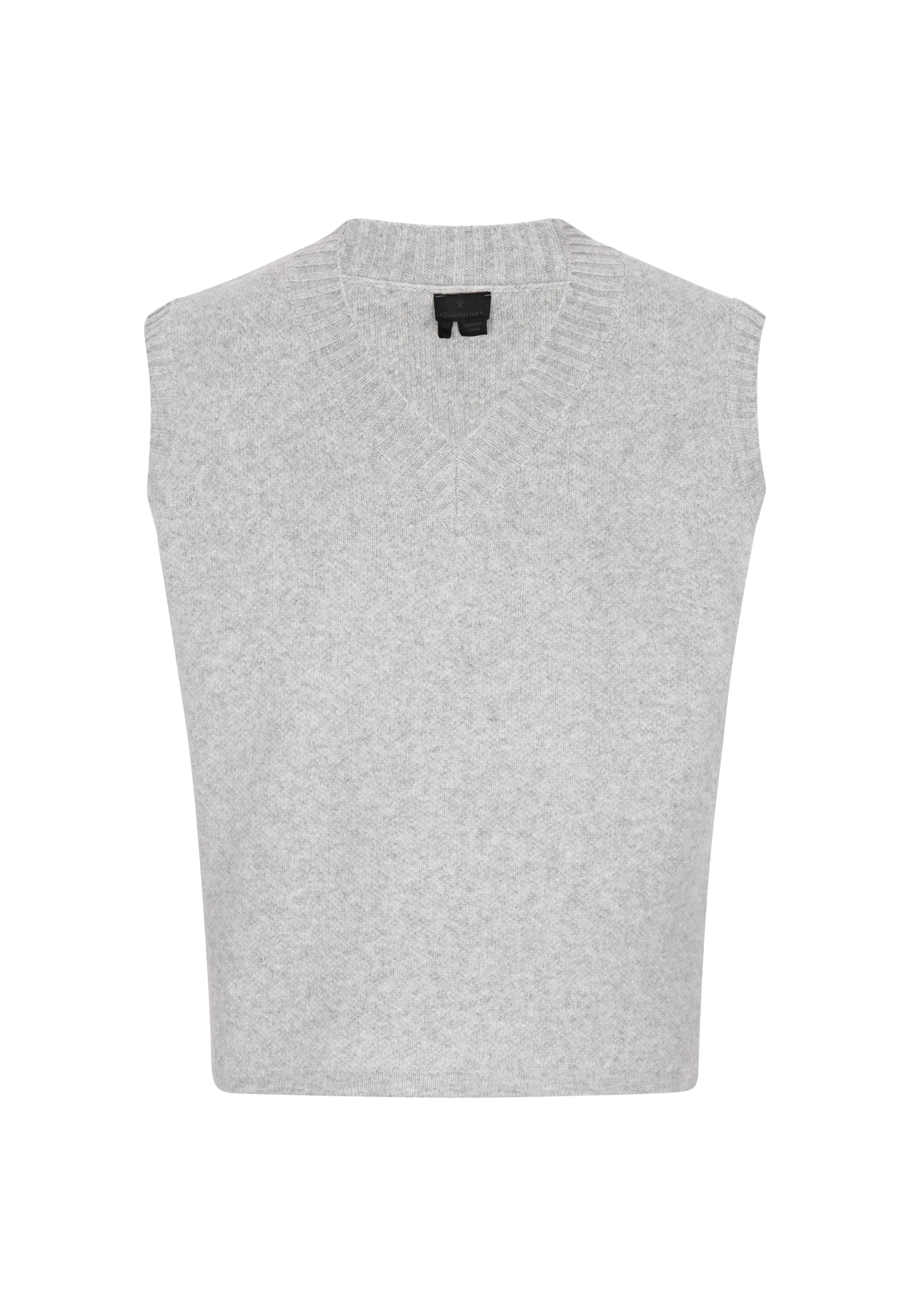 DreiMaster Klassik Sweater in Grey: front