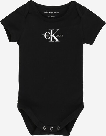 Tutina / body per bambino di Calvin Klein Jeans in nero: frontale