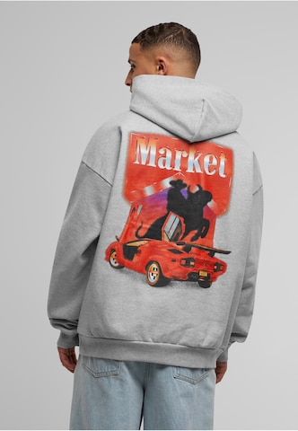 MARKET Sweatshirt 'Bullrider' in Grau: Vorderseite