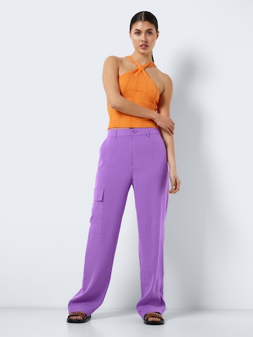 Regular Pantalon cargo 'Drewie' Noisy may en violet