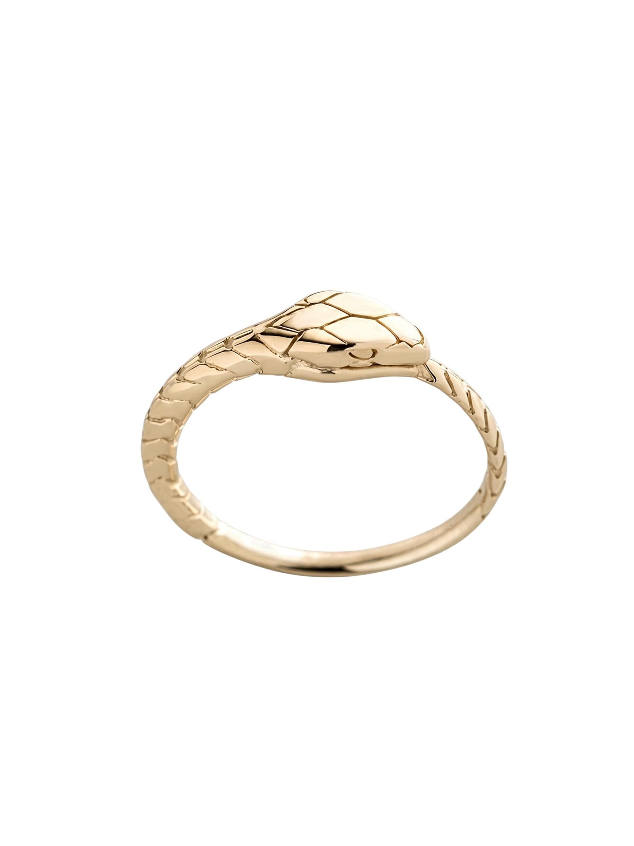 Anello 'OUROBOROS' di REYTEL in giallo: frontale