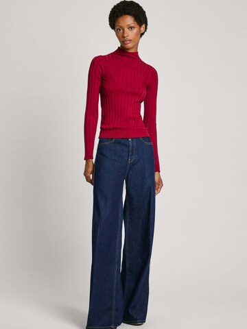 Pull-over ' IZABEL ' Pepe Jeans en rouge