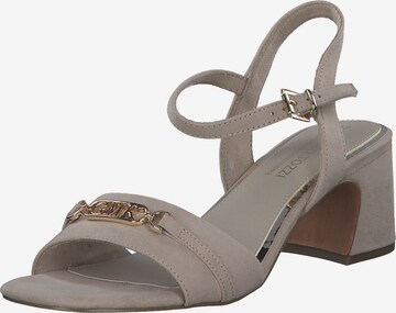 MARCO TOZZI by GUIDO MARIA KRETSCHMER Sandalen met riem in Beige: voorkant