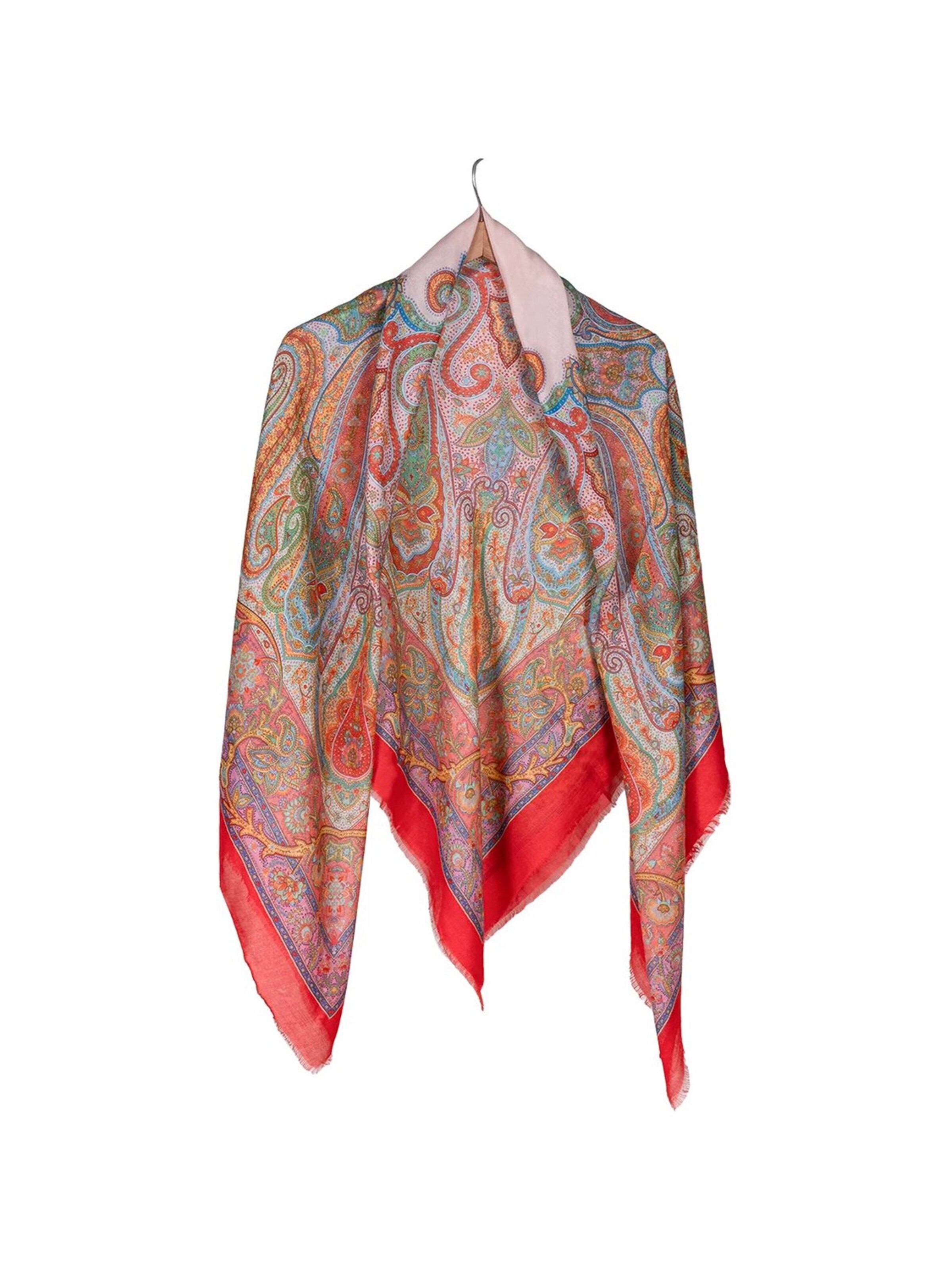 SILK & CASHMERE Sjaal in Gemengde kleuren