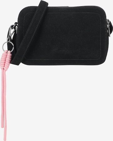 Fritzi aus Preußen Crossbody Bag 'Jony Suede Jacky' in Black: front