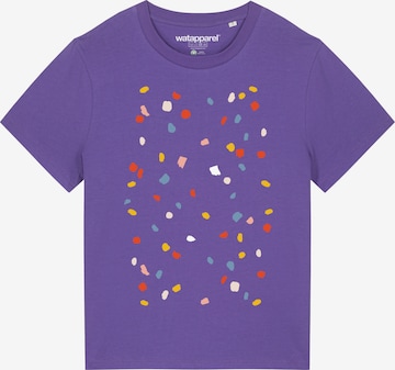 Watapparel Shirt 'This is Art' in Lila: Vorderseite