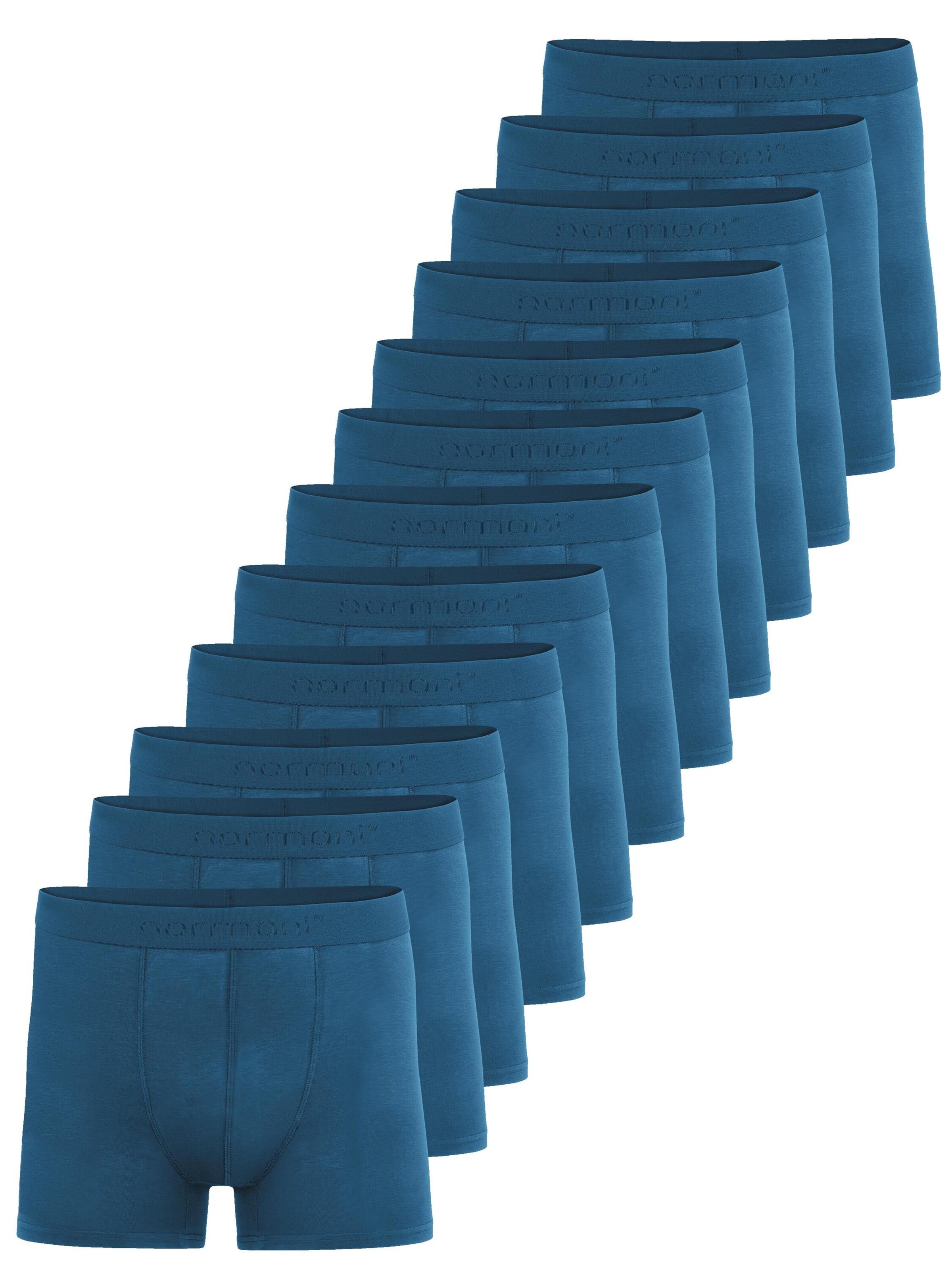Boxers normani en bleu : devant