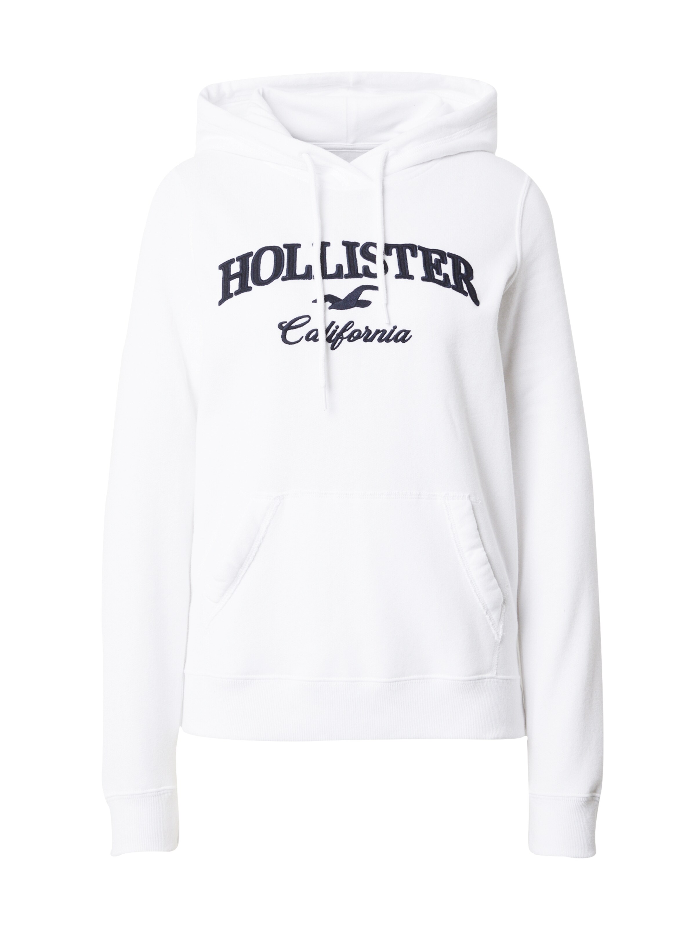 Hollister Girl Hoodies Hollister White Sweatshirt Outlet
