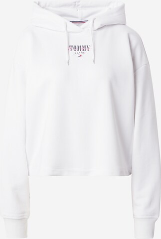 Sweat-shirt 'ESSENTIAL' Tommy Jeans en blanc : devant