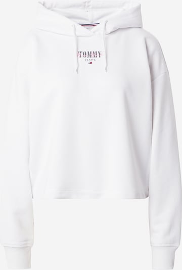 Tommy Jeans Mikina 'ESSENTIAL' - námornícka modrá / svetloružová / červená / biela, Produkt