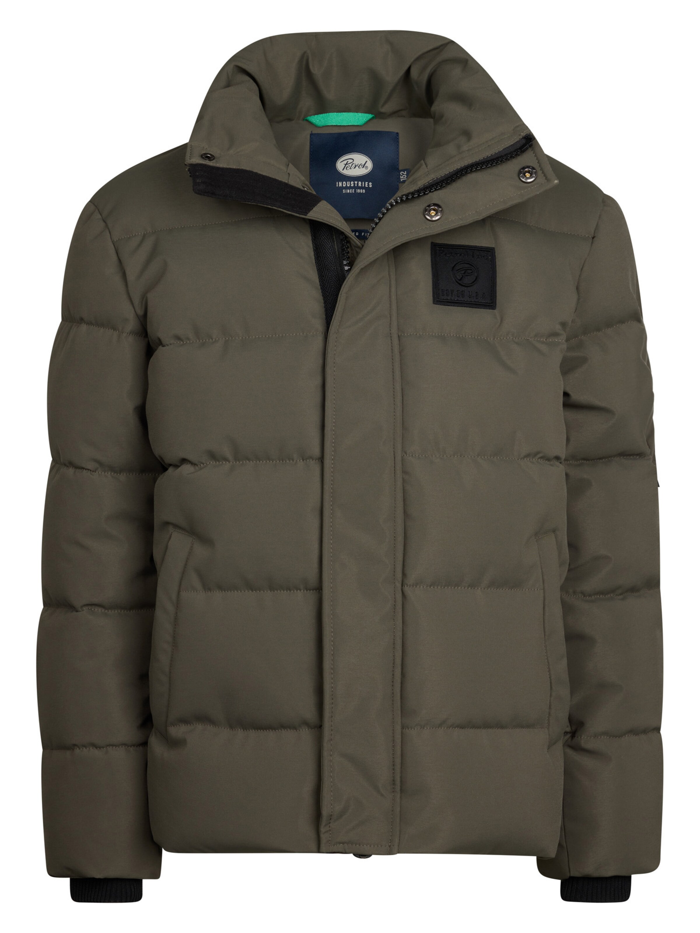 Petrol Industries Between-season jacket 'Big Sky' in Brown: front