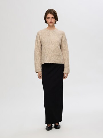 SELECTED Oversized trui in Beige