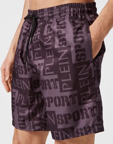Shorts de bain Plein Sport en violet