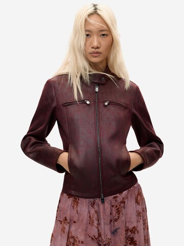Desigual Between-Season Jacket 'CHAQ_BIKERCY 26WWEW09' in Purple: front