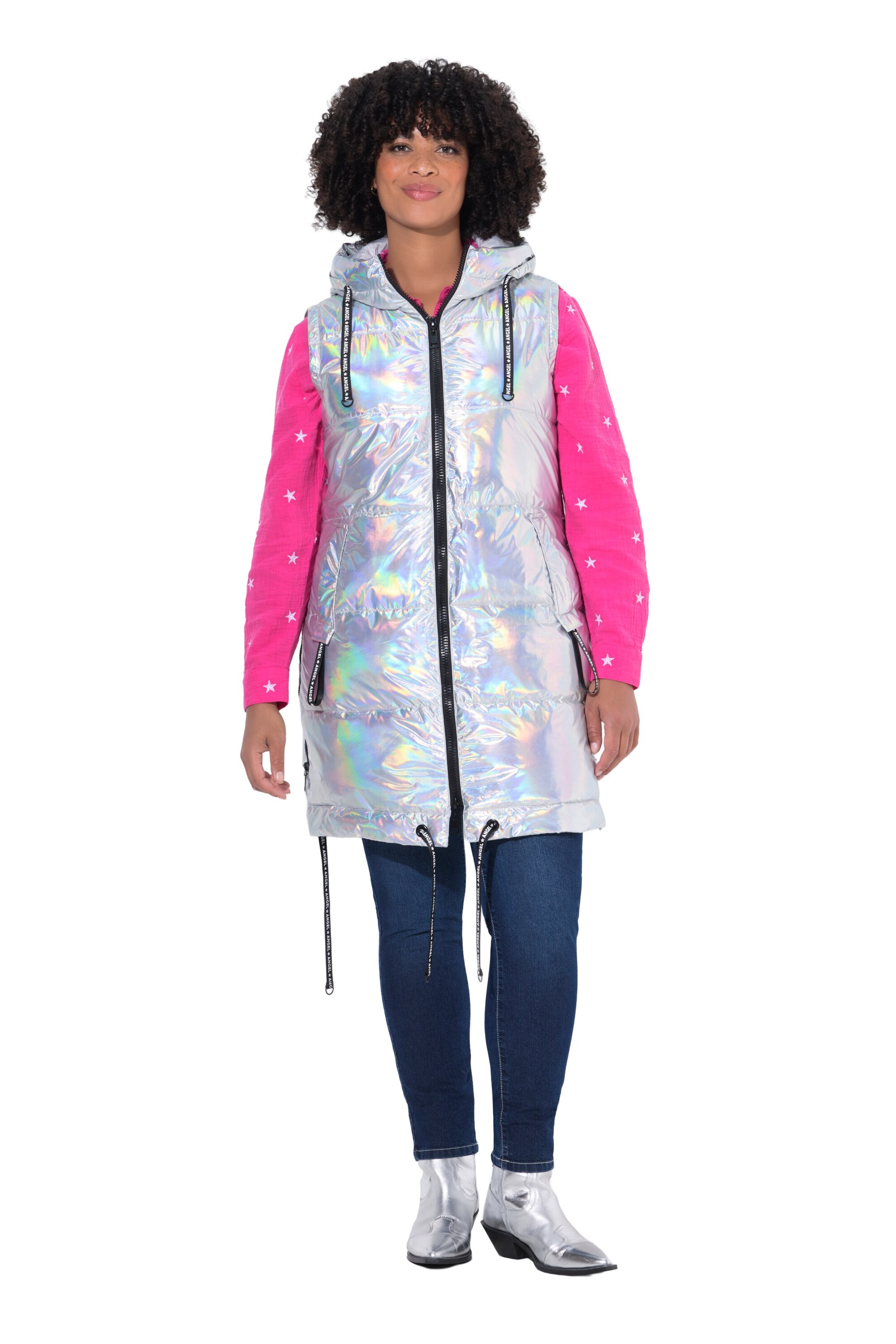 Angel of Style Weste in Silber: Vorderseite