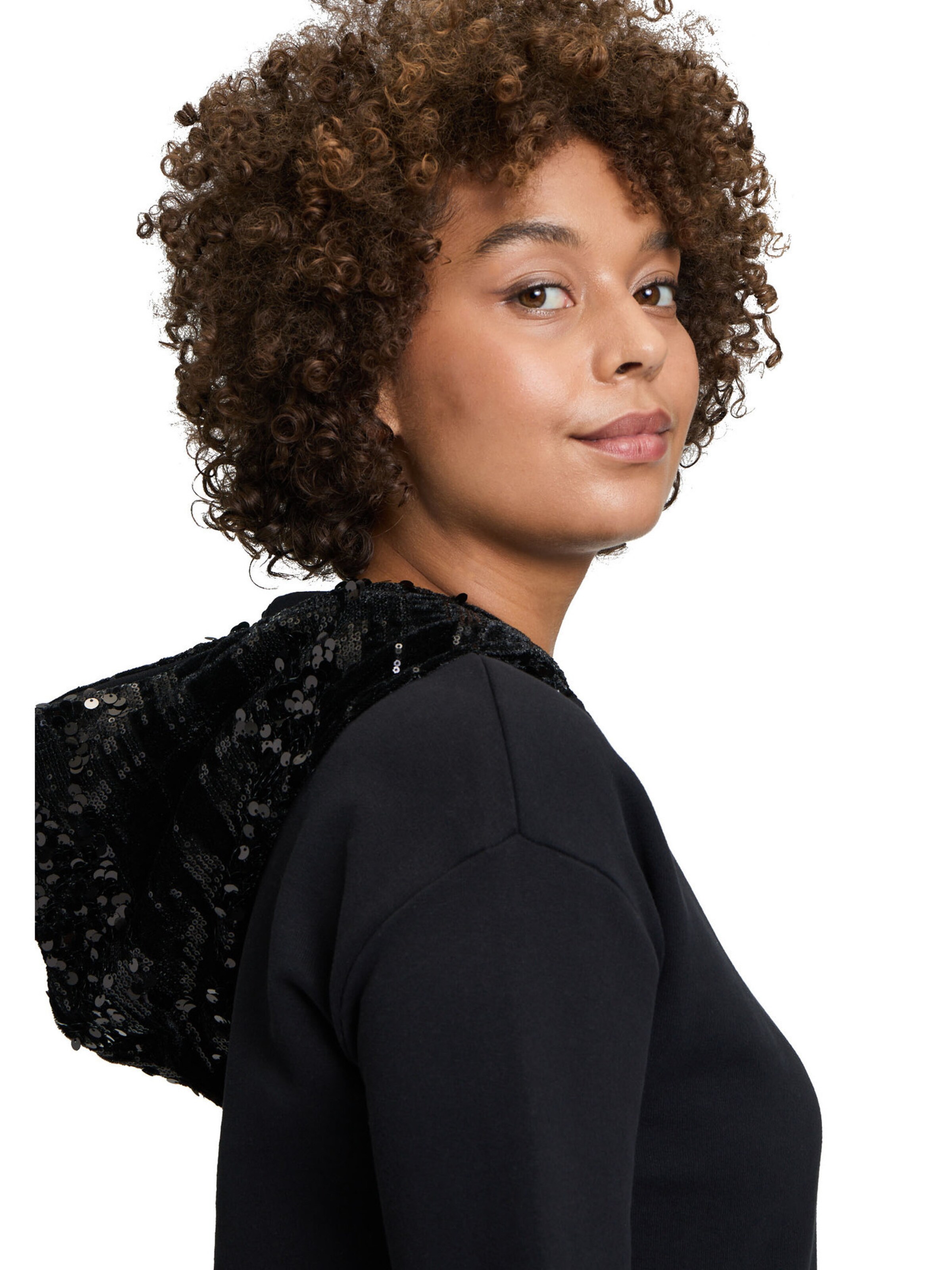 Cartoon Sweatshirt in Black