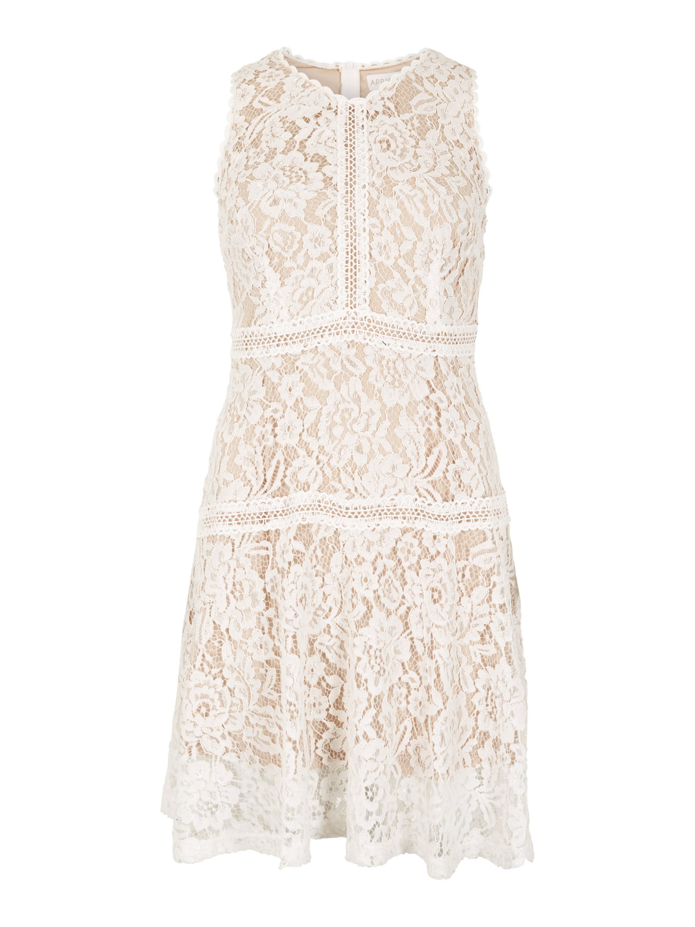 Apricot Cocktail dress in White: front