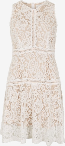 Apricot Jurk in Wit: voorkant