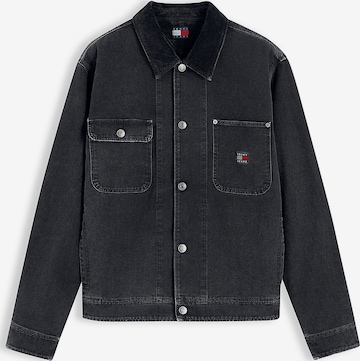 Tommy Jeans Преходно яке в черно: отпред