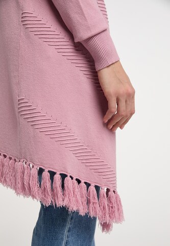 usha FESTIVAL Knit Cardigan in Pink