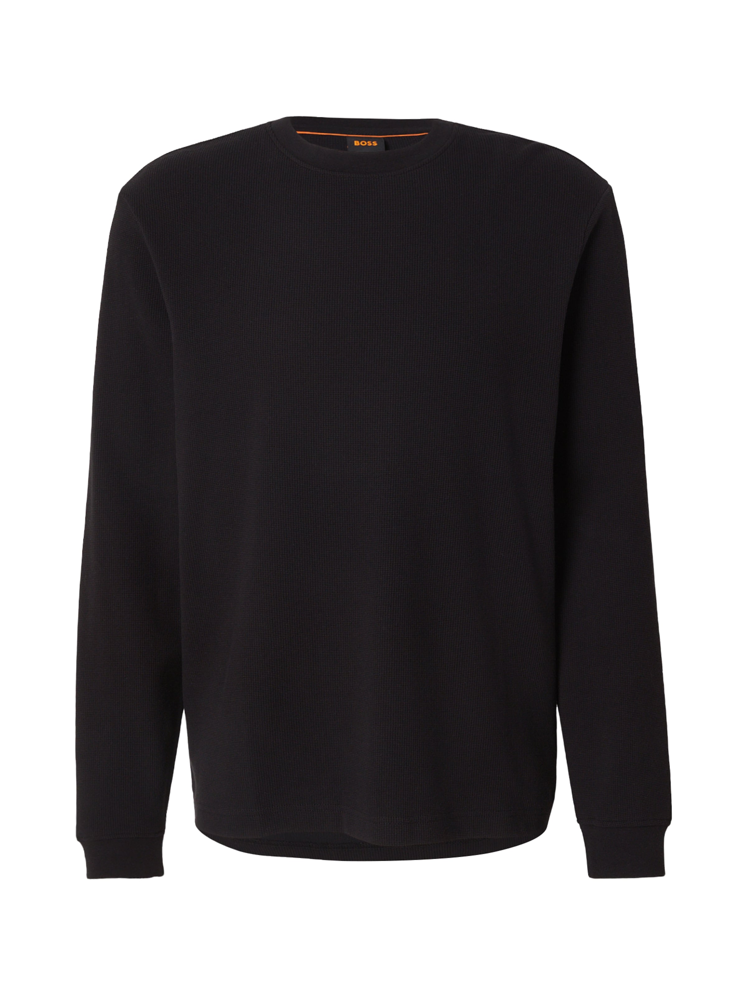 BOSS - Camiseta 'We_Tempest' en negro: frente