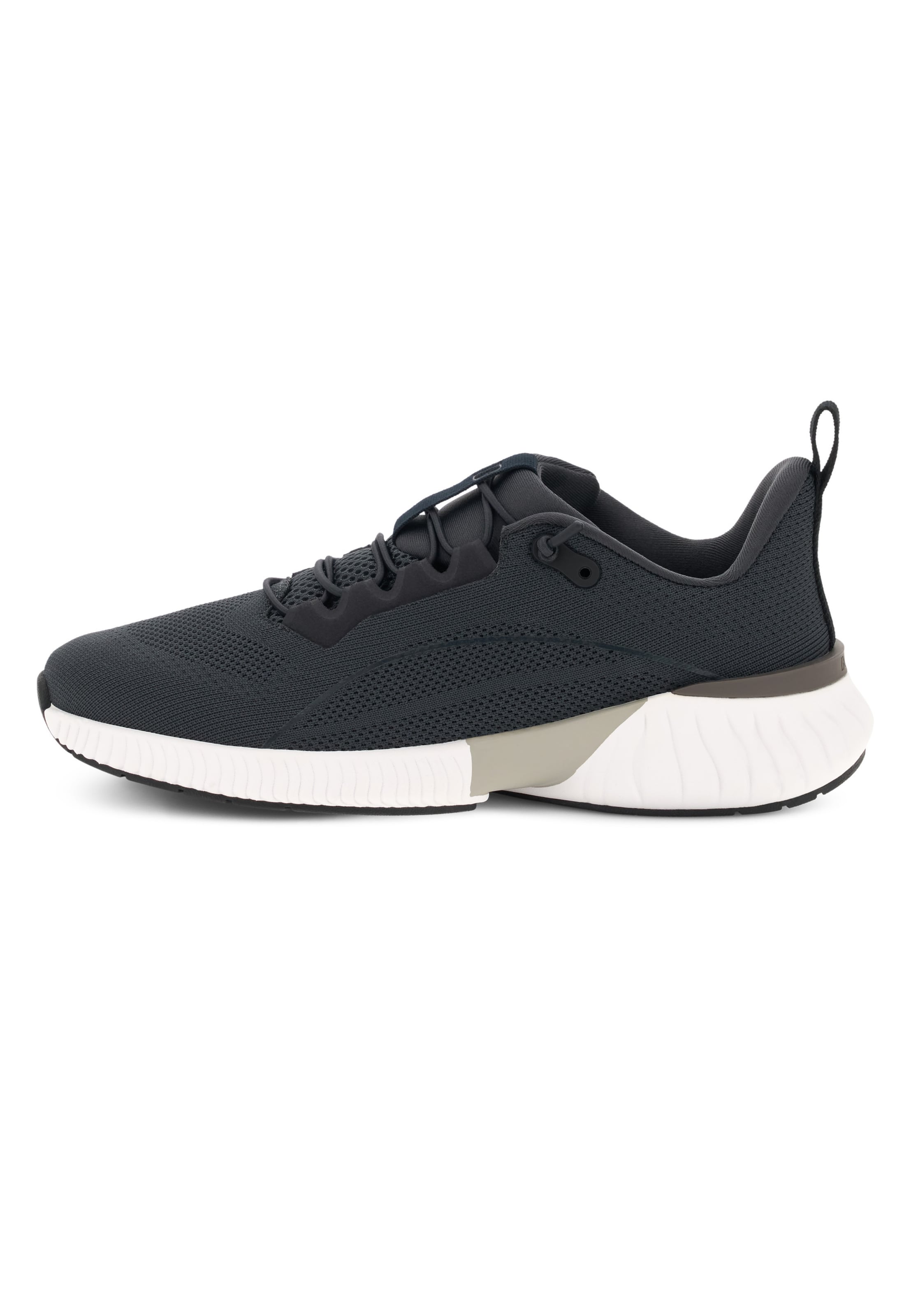 Boggi Milano Platform trainers in Black: front