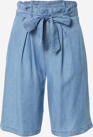 ONLY Regular Pleated Jeans 'EMMA' in Blue: front