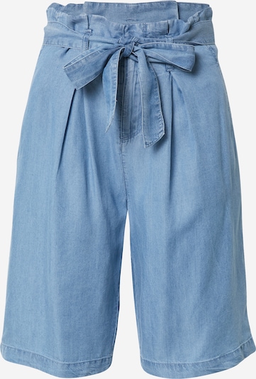 ONLY Bandplooi jeans 'EMMA' in de kleur Blauw denim, Productweergave