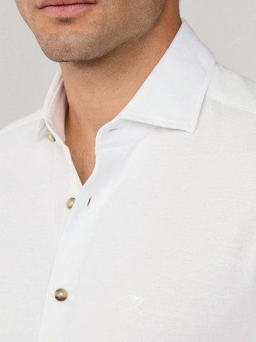 Hackett London Slim Fit Hemd in Weiß